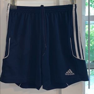 Women’s Navy adidas soccer shorts